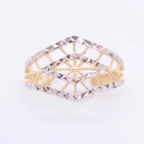 Anillo en Oro 18 Kilates en 2 Tonos Anillo en Oro 18 Kilates en 2 Tonos